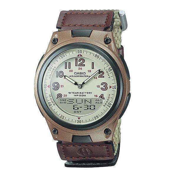 Casio AW-80V-5BVDF Brown Nylon Watch for Men and Women-Watch Portal Philippines