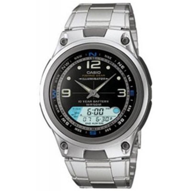 Casio AW-82D-1AV Silver Stainless Steel Strap Watch for Men-Watch Portal Philippines