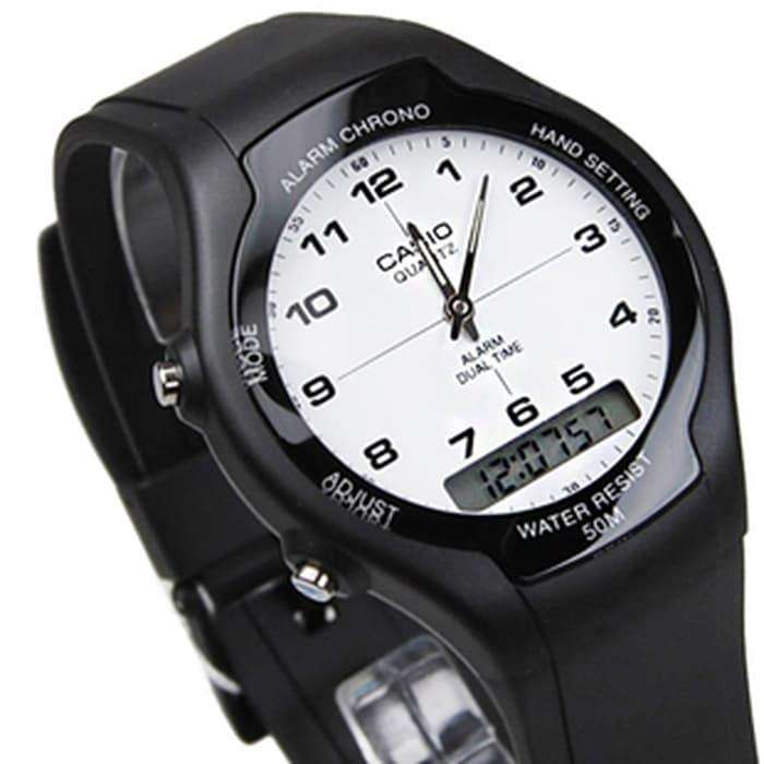 Casio AW-90H-7BVDF Black Resin Watch for Men and Women-Watch Portal Philippines