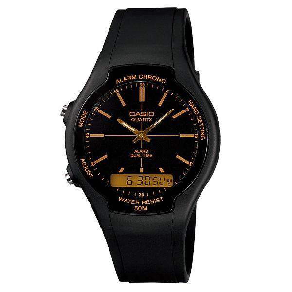 Casio AW-90H-9EVDF Black Resin Watch for Men and Women-Watch Portal Philippines