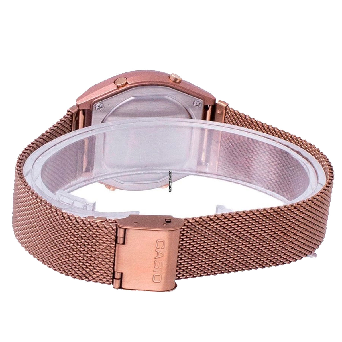 Casio B640WMR-5A Mesh strap Rose Gold watch for Women-Watch Portal Philippines