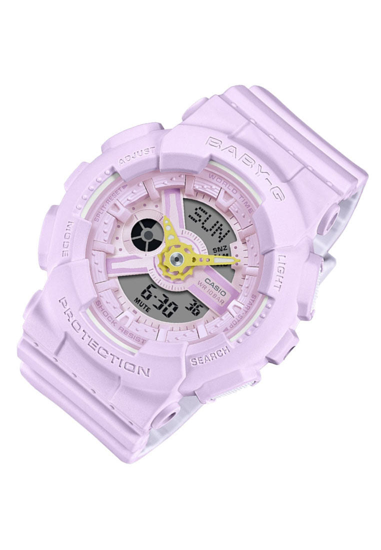 Casio Baby-g BA-110AH-6A Digital Analog Rubber Strap Watch for Women-Watch Portal Philippines
