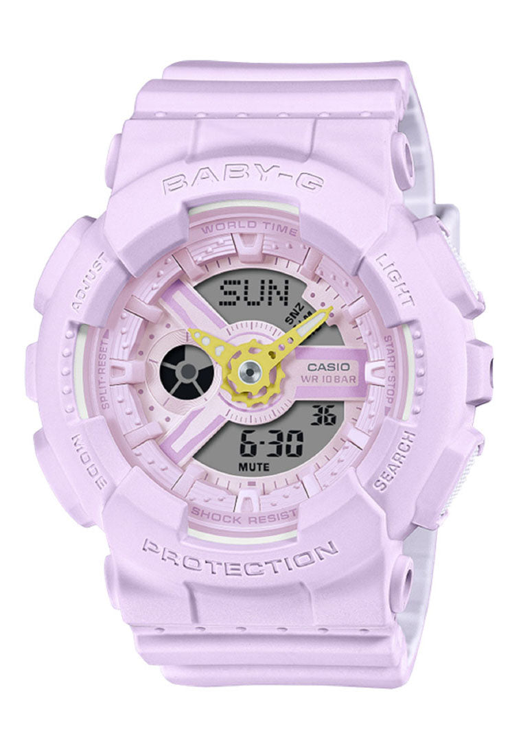 Casio Baby-g BA-110AH-6A Digital Analog Rubber Strap Watch for Women-Watch Portal Philippines