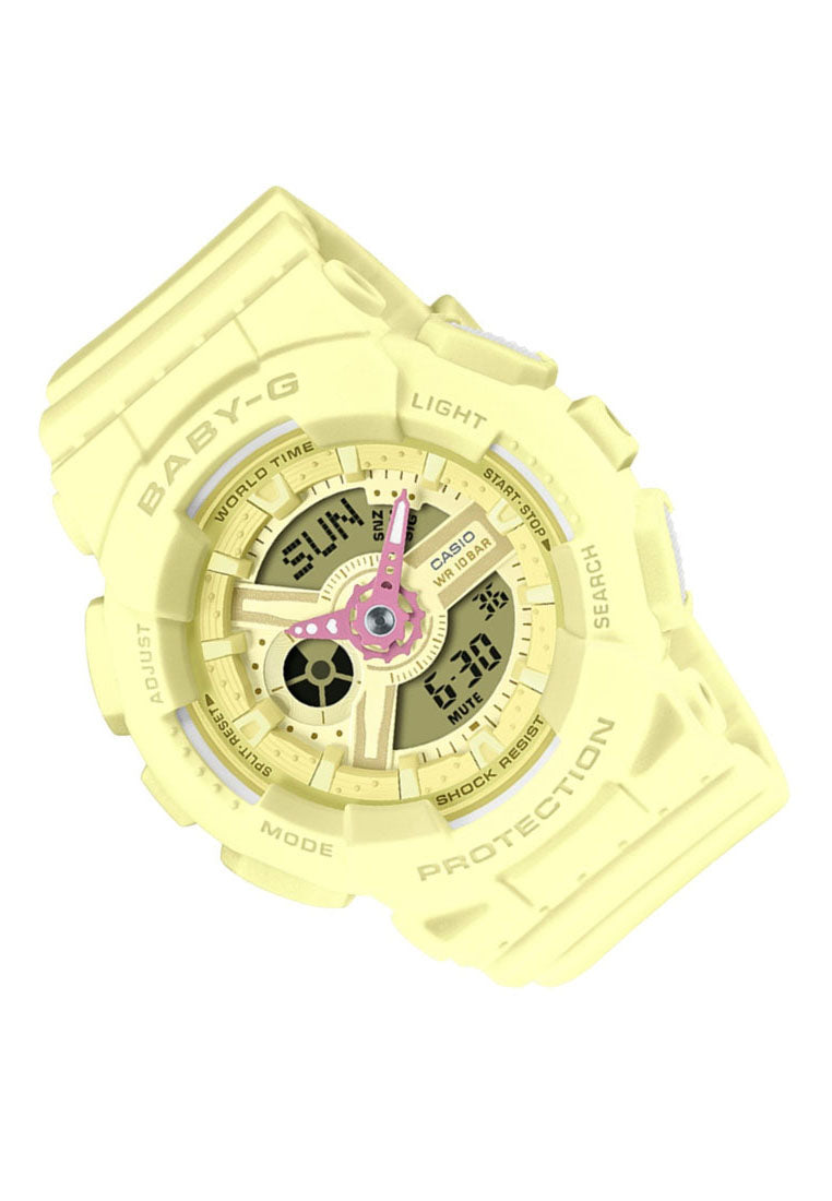 Casio Baby-g BA-110AH-9A Digital Analog Rubber Strap Watch for Women-Watch Portal Philippines