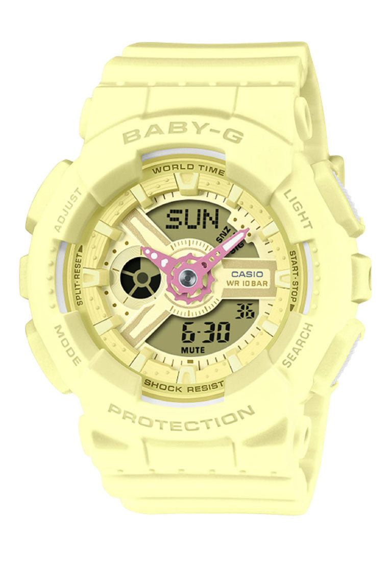 Casio Baby-g BA-110AH-9A Digital Analog Rubber Strap Watch for Women-Watch Portal Philippines