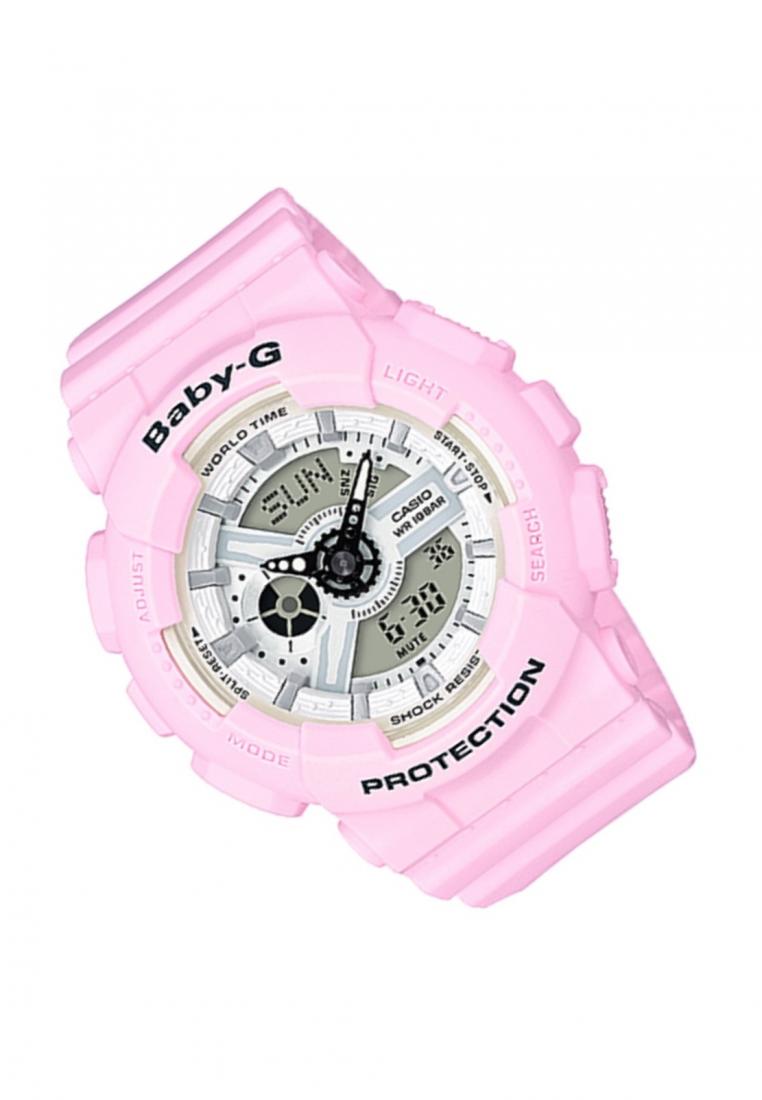 Casio Baby-g BA-110BE-4A Digital Analog Rubber Strap Watch For Women-Watch Portal Philippines