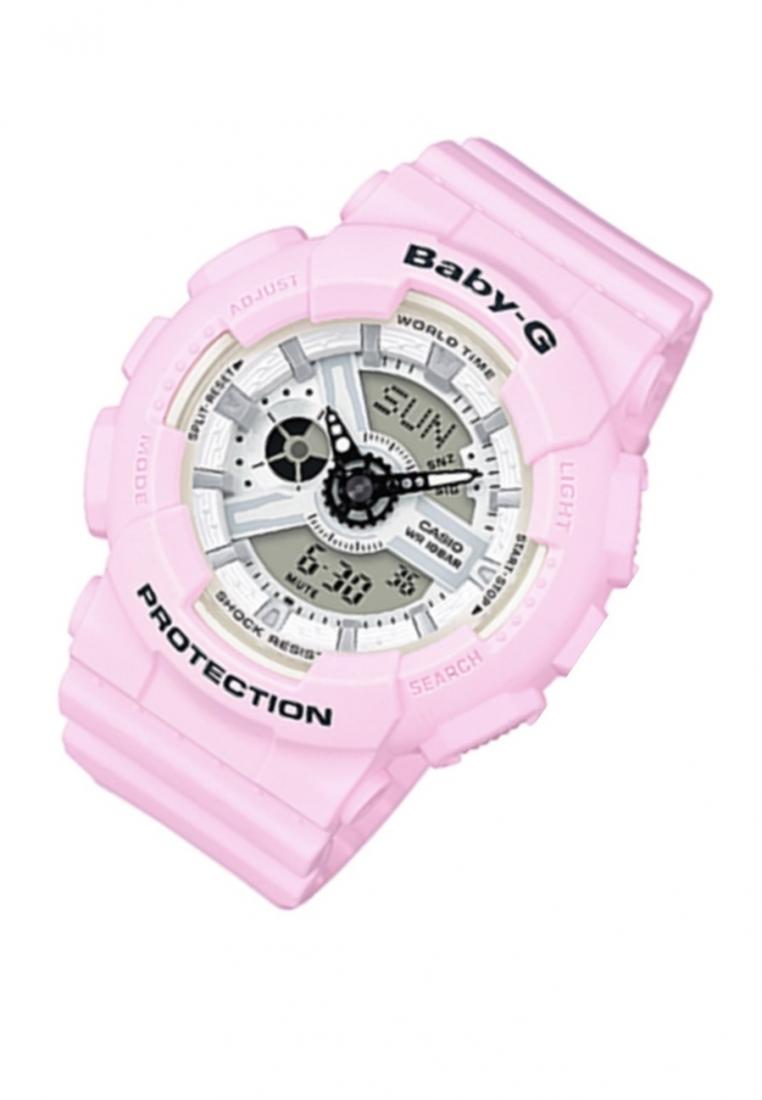 Casio Baby-g BA-110BE-4A Digital Analog Rubber Strap Watch For Women-Watch Portal Philippines