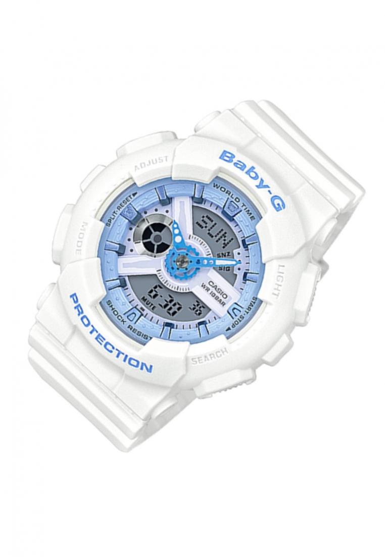 Casio Baby-g BA-110BE-7A Digital Analog Rubber Strap Watch For Women-Watch Portal Philippines