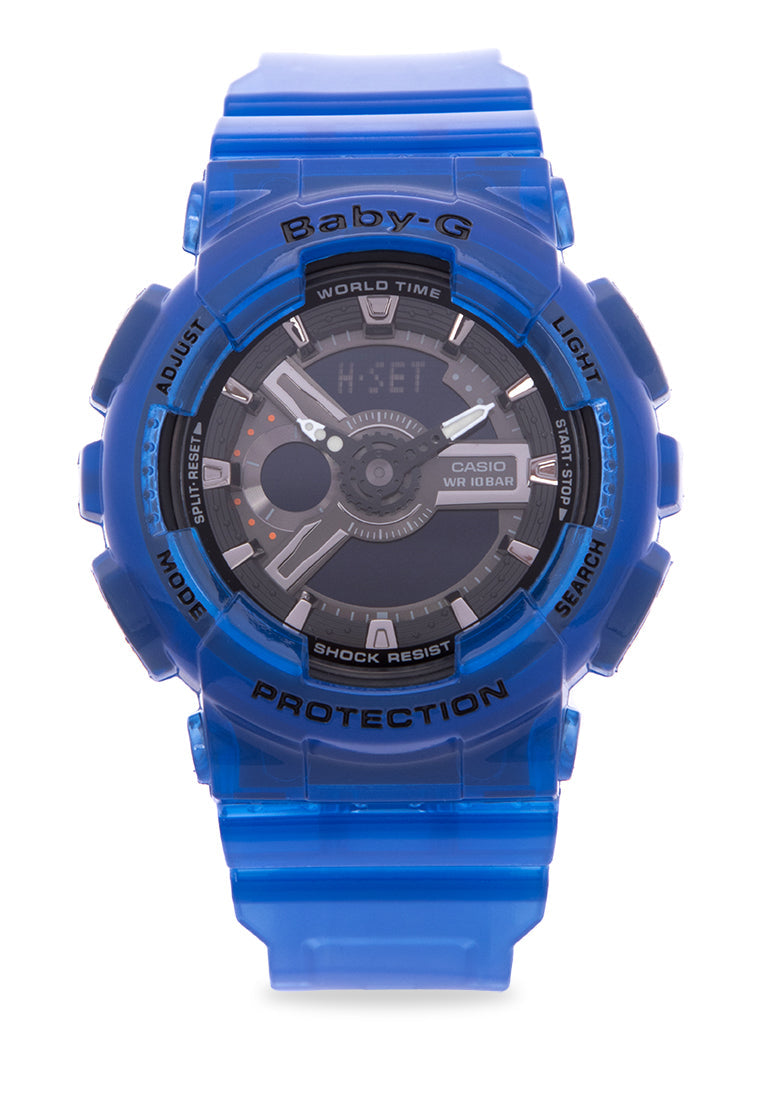 Casio Baby-g BA-110CR-2A Digital Analog Rubber Strap Watch For Women-Watch Portal Philippines