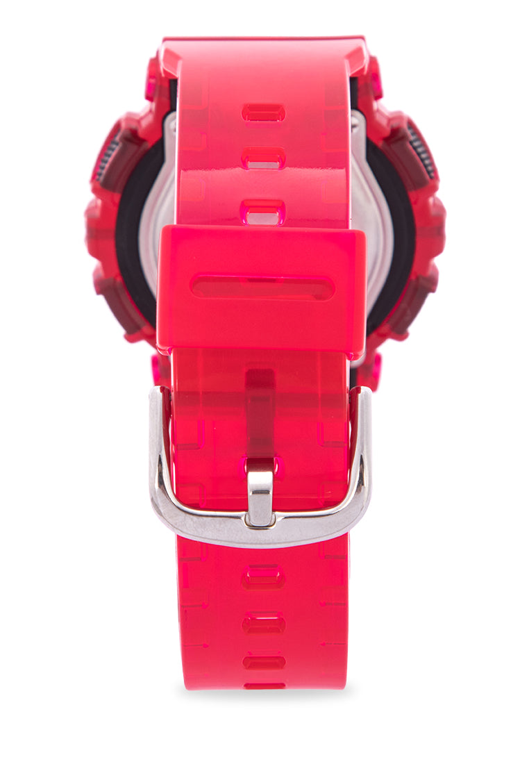 Casio Baby-g BA-110CR-4A Digital Analog Rubber Strap Watch For Women-Watch Portal Philippines