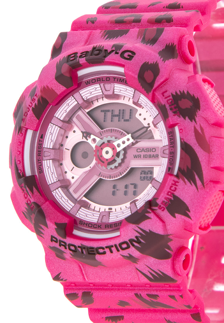 Casio Baby-g BA-110LP-4A Digital Analog Rubber Strap Watch For Women-Watch Portal Philippines