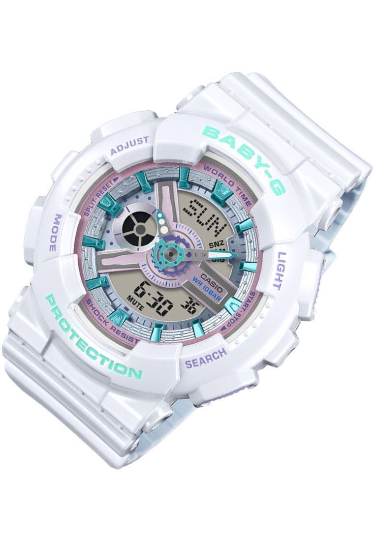 Casio Baby-g BA-110MC-7ADR Rubber Strap Digital Analog Watch for Women-Watch Portal Philippines