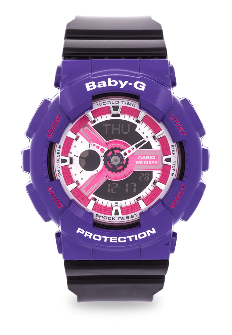 Casio Baby-g BA-110NC-6A Digital Analog Rubber Strap Watch For Women-Watch Portal Philippines