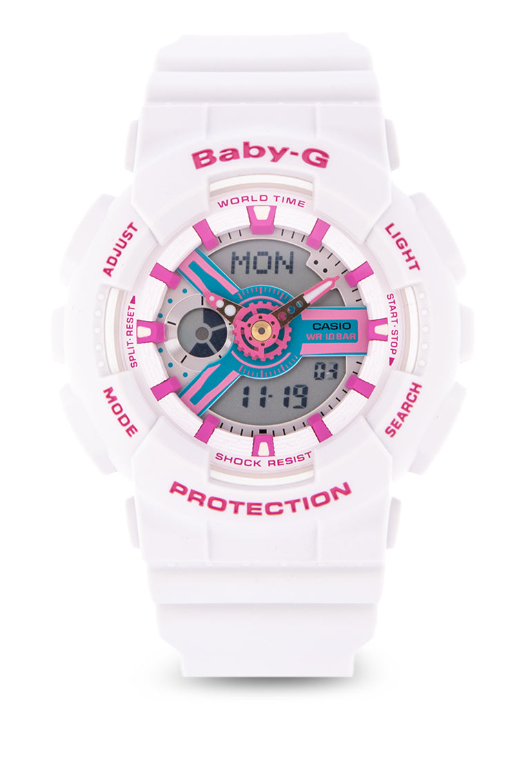 Casio Baby-g BA-110NR-8A Digital Analog Rubber Strap Watch For Women-Watch Portal Philippines
