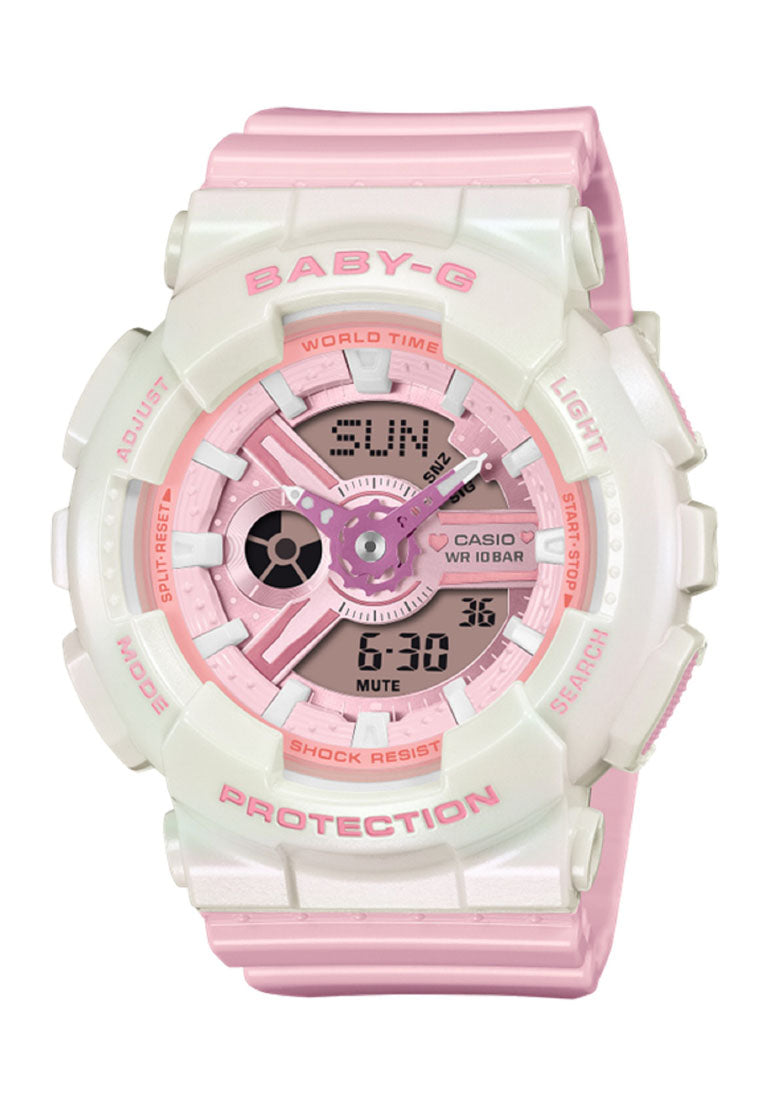 Casio Baby-g BA-110PD-4ADR Rubber Strap Digital Analog Watch for Women-Watch Portal Philippines