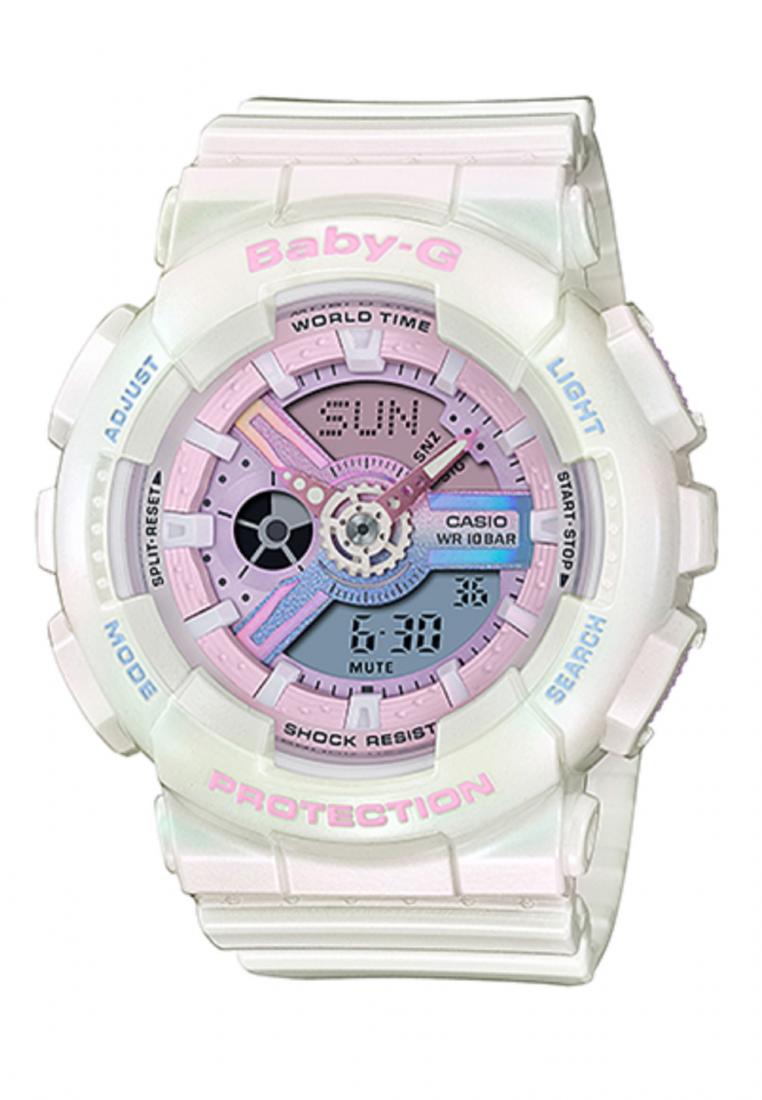 Casio Baby-g BA-110PL-7A1DR Digital Analog Rubber Strap Watch For Women-Watch Portal Philippines