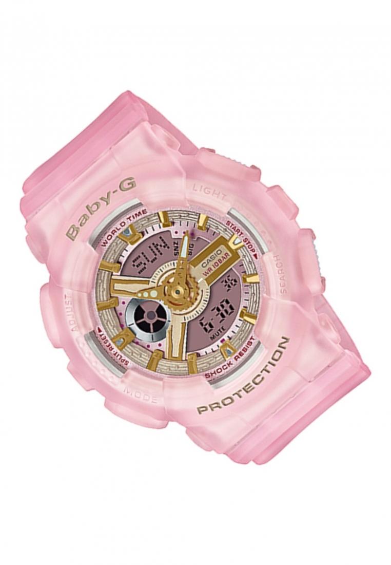 Casio Baby-g BA-110SC-4A Digital Analog Rubber Strap Watch For Women-Watch Portal Philippines