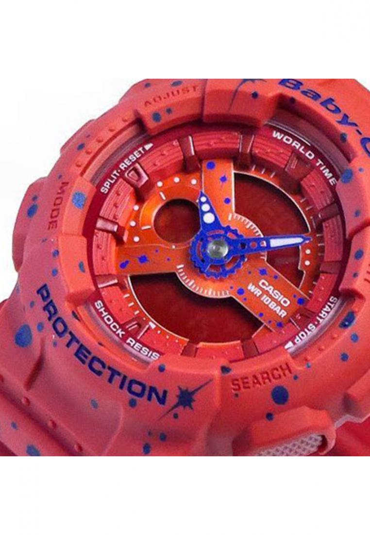 Casio Baby-g BA-110ST-4A Digital Analog Rubber Strap Watch For Women-Watch Portal Philippines