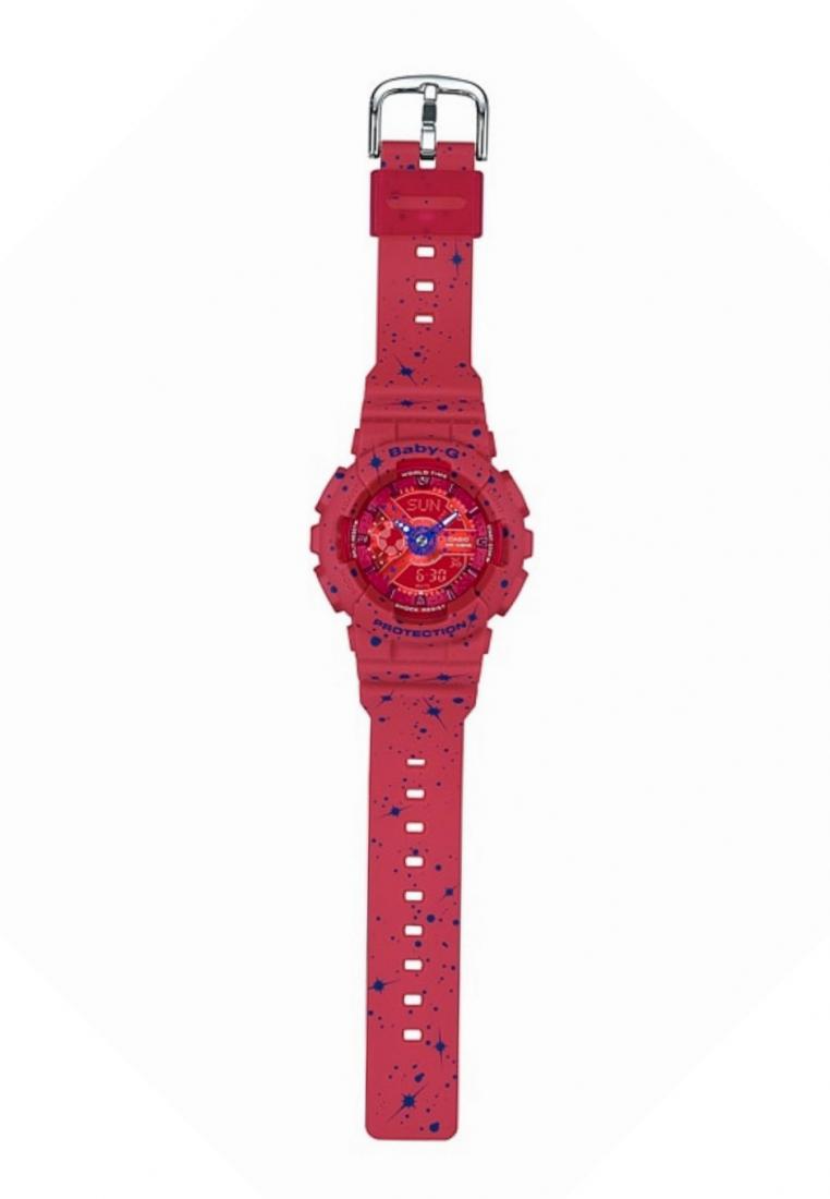 Casio Baby-g BA-110ST-4A Digital Analog Rubber Strap Watch For Women-Watch Portal Philippines