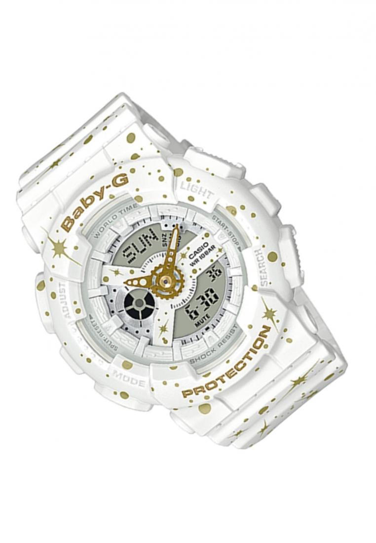 Casio Baby-g BA-110ST-7A Digital Analog Rubber Strap Watch For Women-Watch Portal Philippines