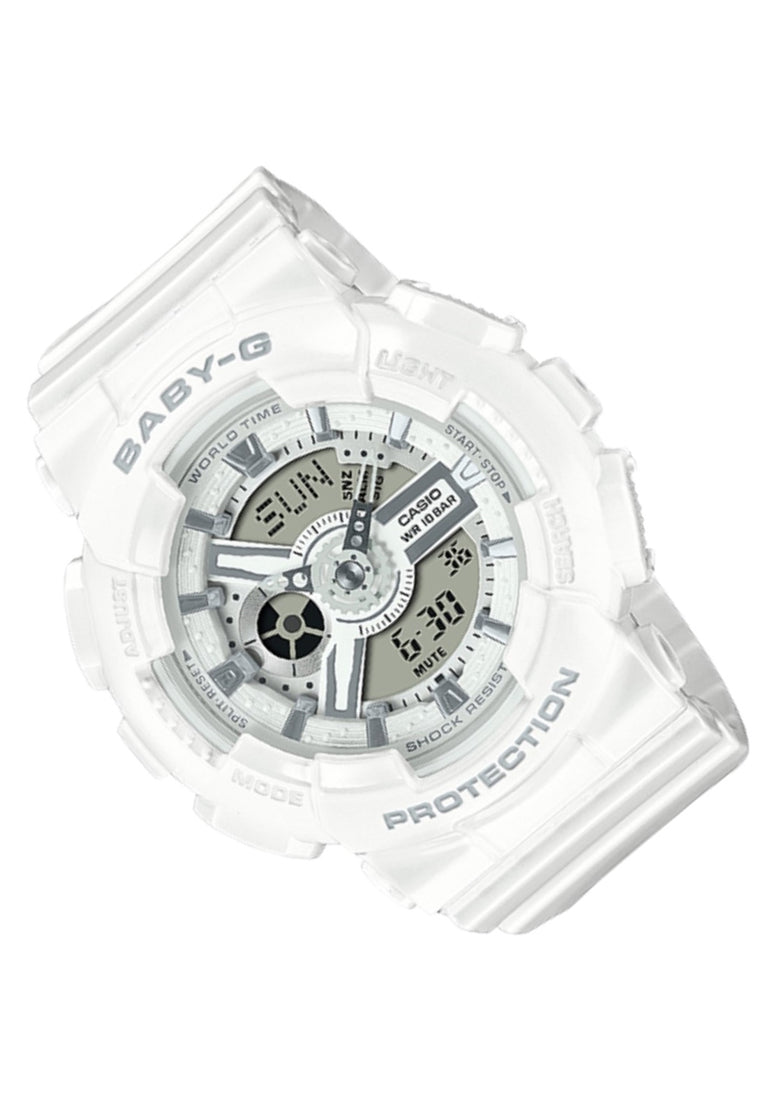 Casio Baby-g BA-110X-7A3 Digital Analog Rubber Strap Watch For Women-Watch Portal Philippines