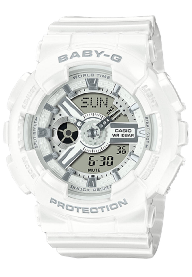 Casio Baby-g BA-110X-7A3 Digital Analog Rubber Strap Watch For Women-Watch Portal Philippines