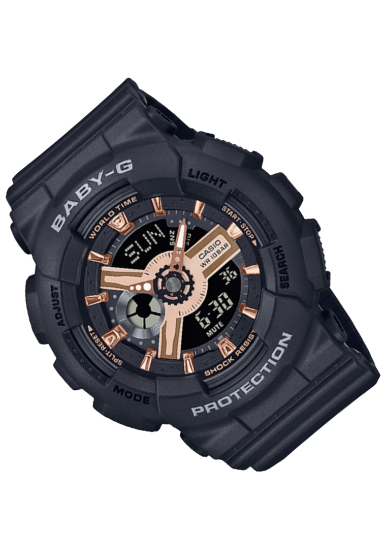 Casio Baby-g BA-110XRG-1A Digital Analog Rubber Strap Watch For Women-Watch Portal Philippines