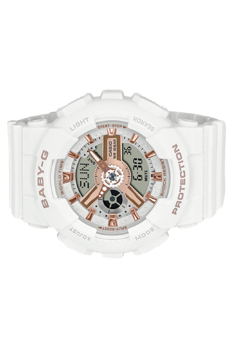 Casio Baby-g BA-110XRG-7A Digital Analog Rubber Strap Watch For Women-Watch Portal Philippines