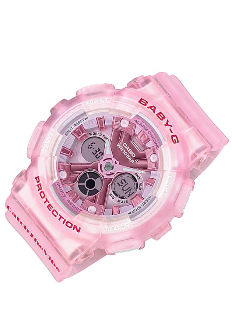 Casio Baby-g BA-130CV-4A Digital Analog Rubber Strap Watch For Women-Watch Portal Philippines