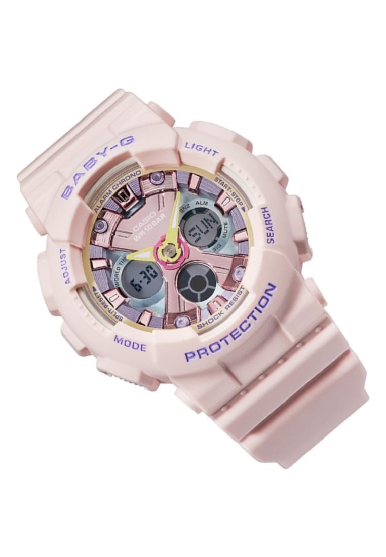 Casio Baby-g BA-130PM-4A Digital Analog Rubber Strap Watch For Women-Watch Portal Philippines