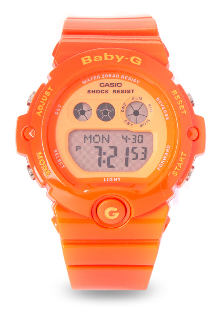 Casio Baby-g BG-6902-4BR Digital Rubber Strap Watch For Women-Watch Portal Philippines