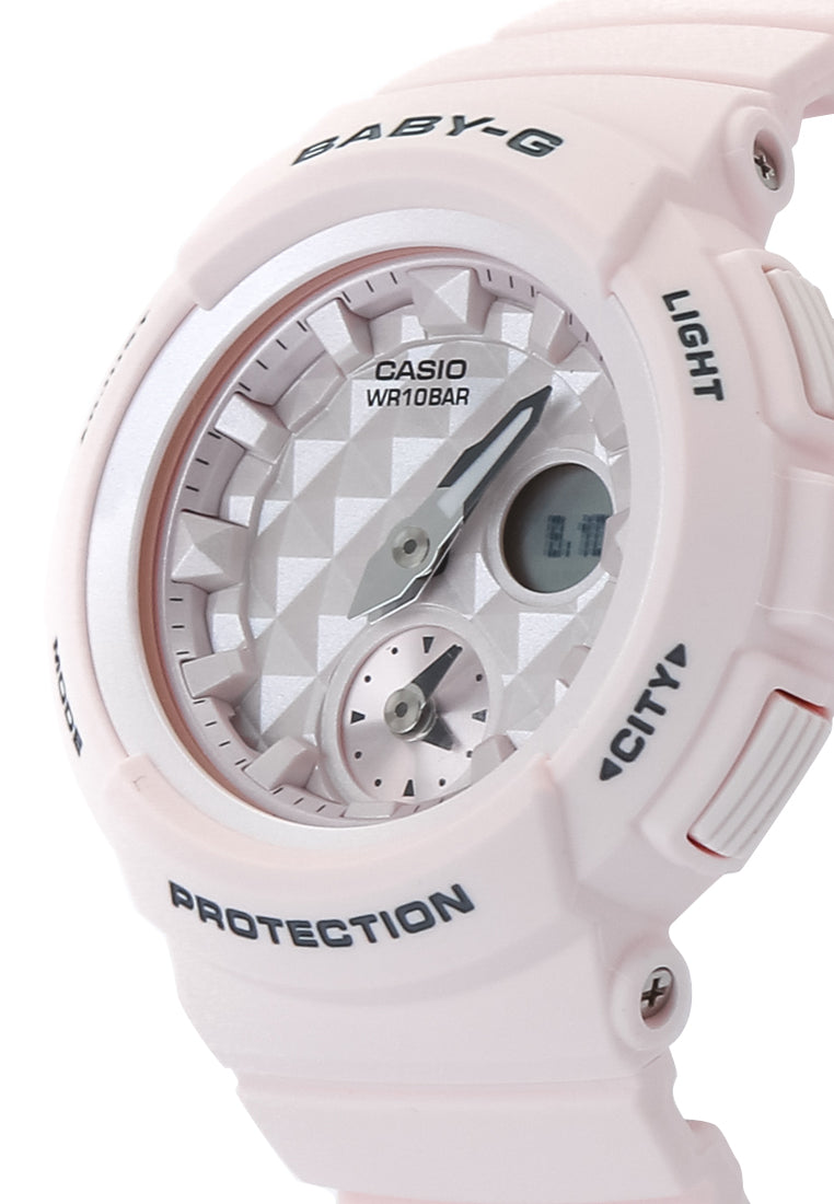 Casio Baby-g BGA-190BE-4A Digital Analog Rubber Strap Watch For Women-Watch Portal Philippines