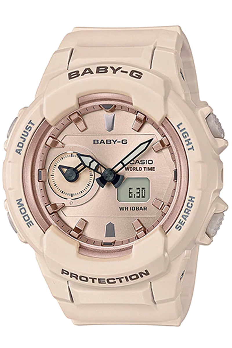 Casio Baby-g BGA-230SA-4A Digital Analog Rubber Strap Watch For Women-Watch Portal Philippines