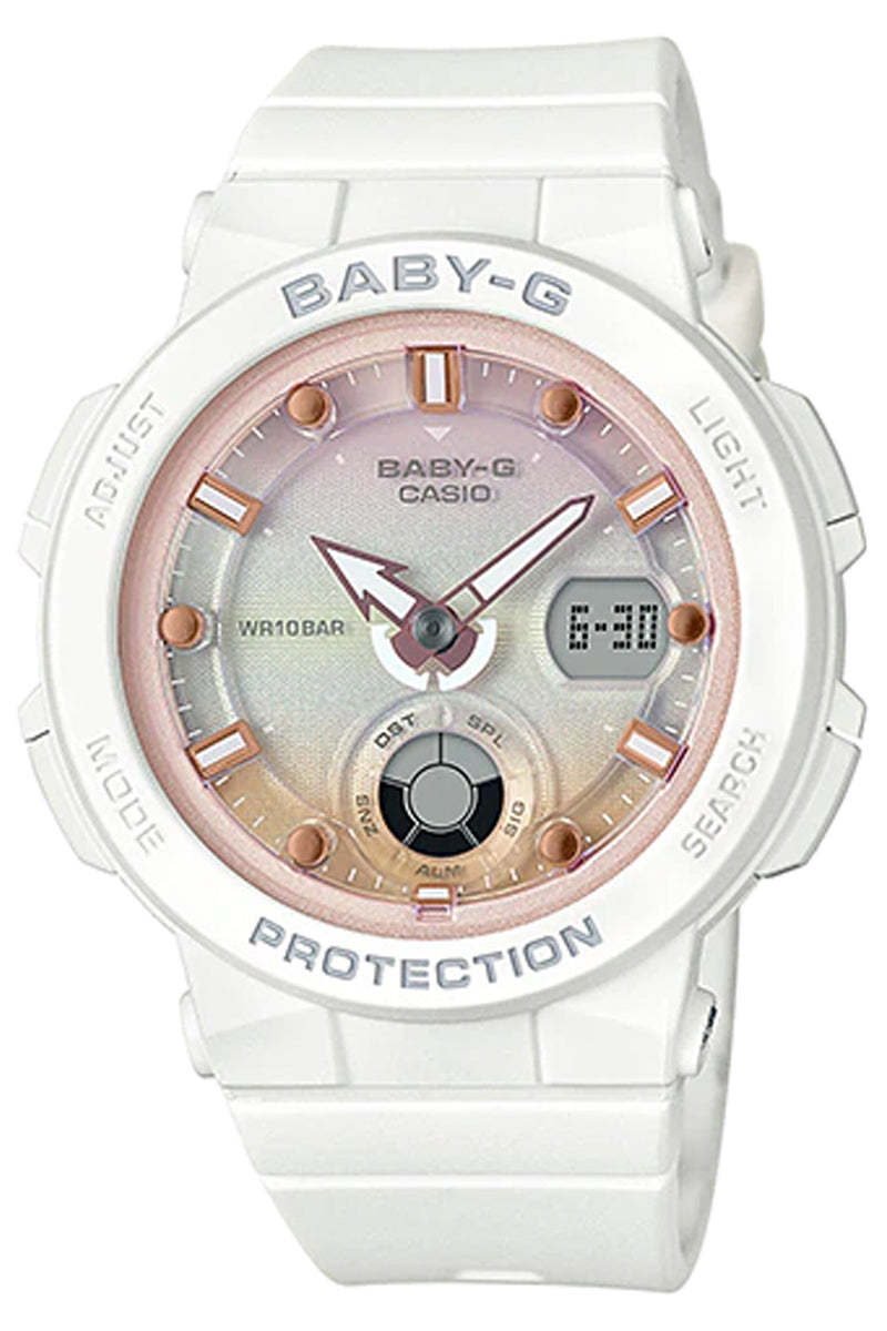 Casio Baby-g BGA-250-7A2 Digital Analog Rubber Strap Watch For Women-Watch Portal Philippines