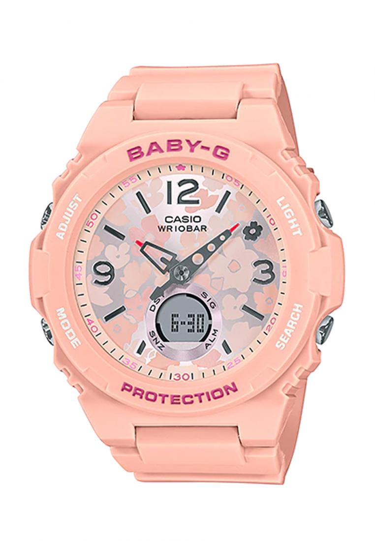 Casio Baby-g BGA-260FL-4A Digital Analog Rubber Strap Watch For Women-Watch Portal Philippines