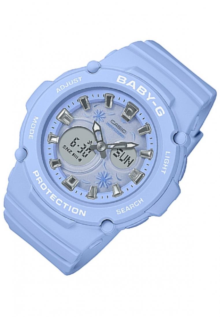 Casio Baby-g BGA-270FL-2A Digital Analog Rubber Strap Watch For Women-Watch Portal Philippines