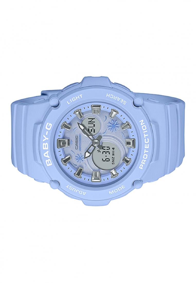 Casio Baby-g BGA-270FL-2A Digital Analog Rubber Strap Watch For Women-Watch Portal Philippines
