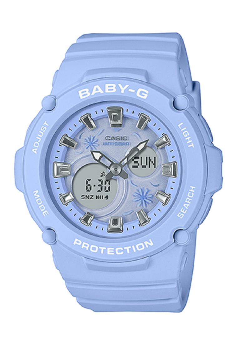 Casio Baby-g BGA-270FL-2A Digital Analog Rubber Strap Watch For Women-Watch Portal Philippines