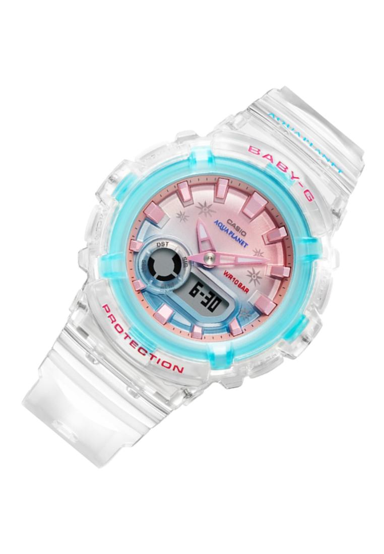 Casio Baby-g BGA-280AP-7A Digital Analog Rubber Strap Watch For Women-Watch Portal Philippines
