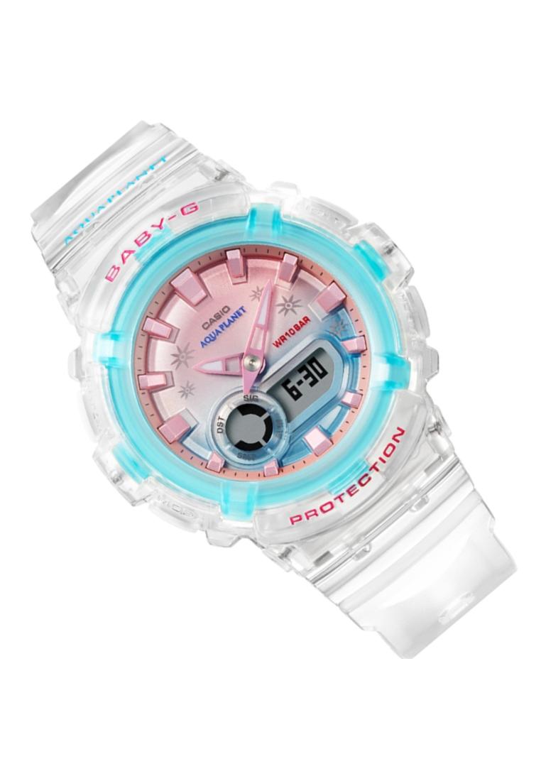 Casio Baby-g BGA-280AP-7A Digital Analog Rubber Strap Watch For Women-Watch Portal Philippines