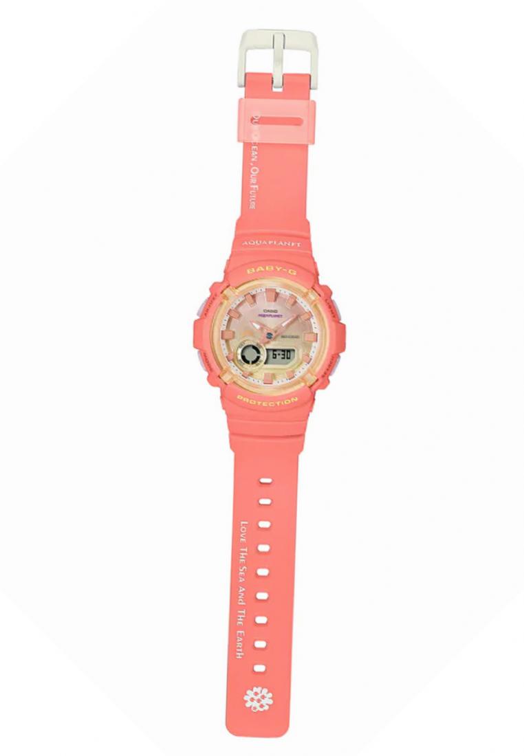 Casio Baby-g BGA-280AQ-4A Digital Analog Rubber Strap Watch For Women-Watch Portal Philippines
