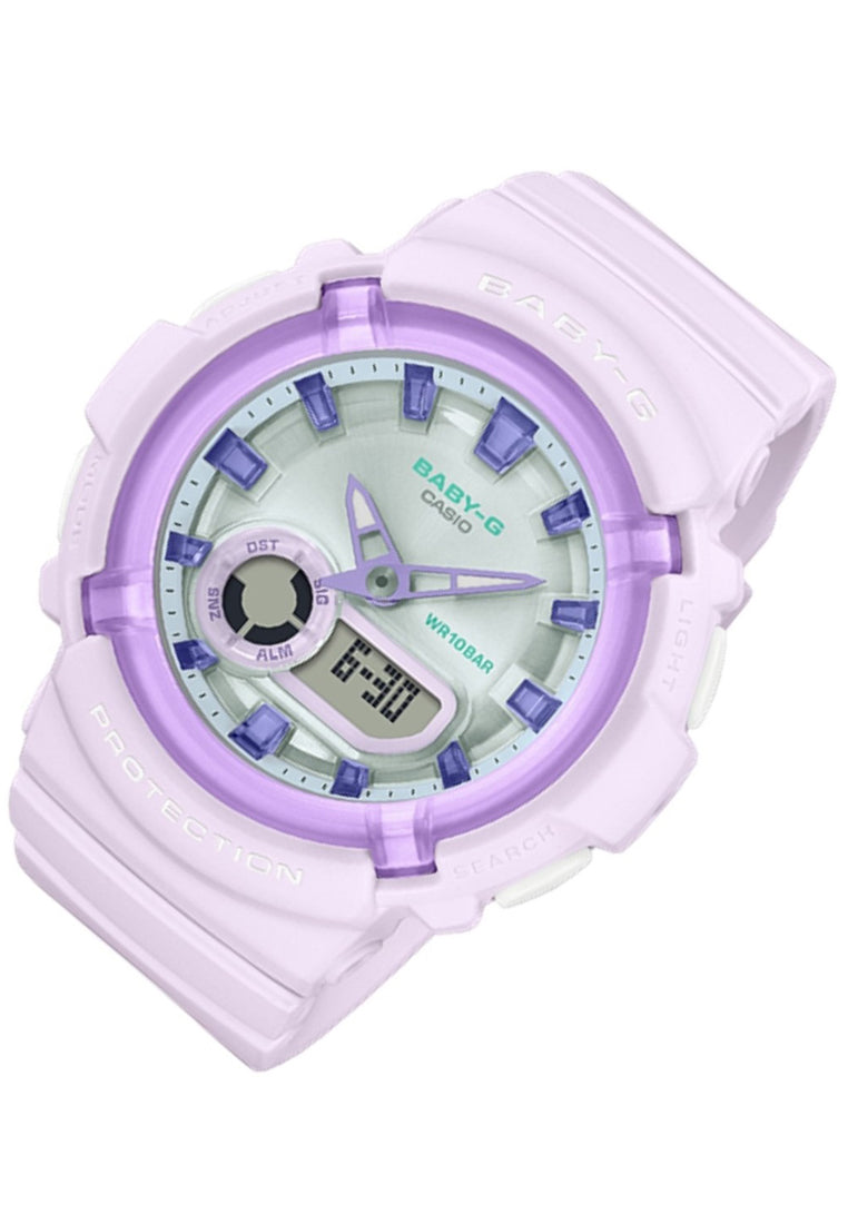 Casio Baby-g BGA-280SW-6A Digital Analog Rubber Strap Watch For Women-Watch Portal Philippines