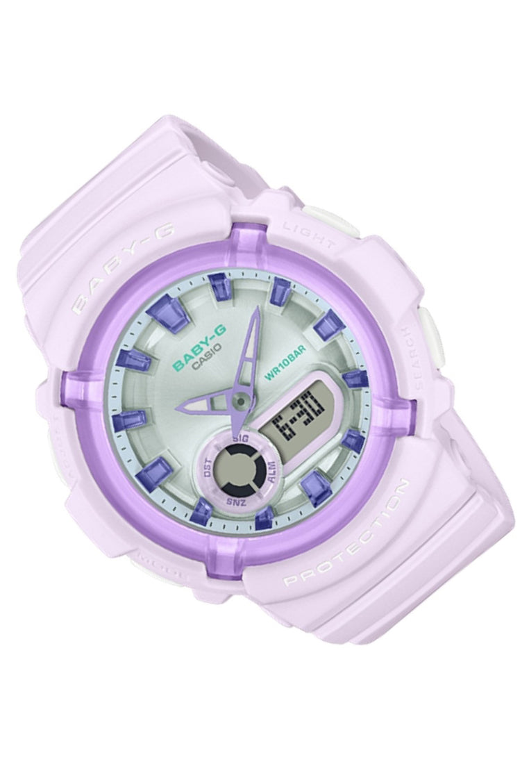 Casio Baby-g BGA-280SW-6A Digital Analog Rubber Strap Watch For Women-Watch Portal Philippines
