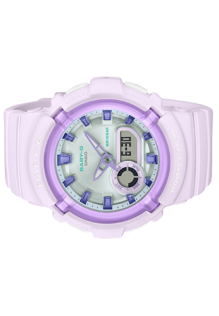 Casio Baby-g BGA-280SW-6A Digital Analog Rubber Strap Watch For Women-Watch Portal Philippines