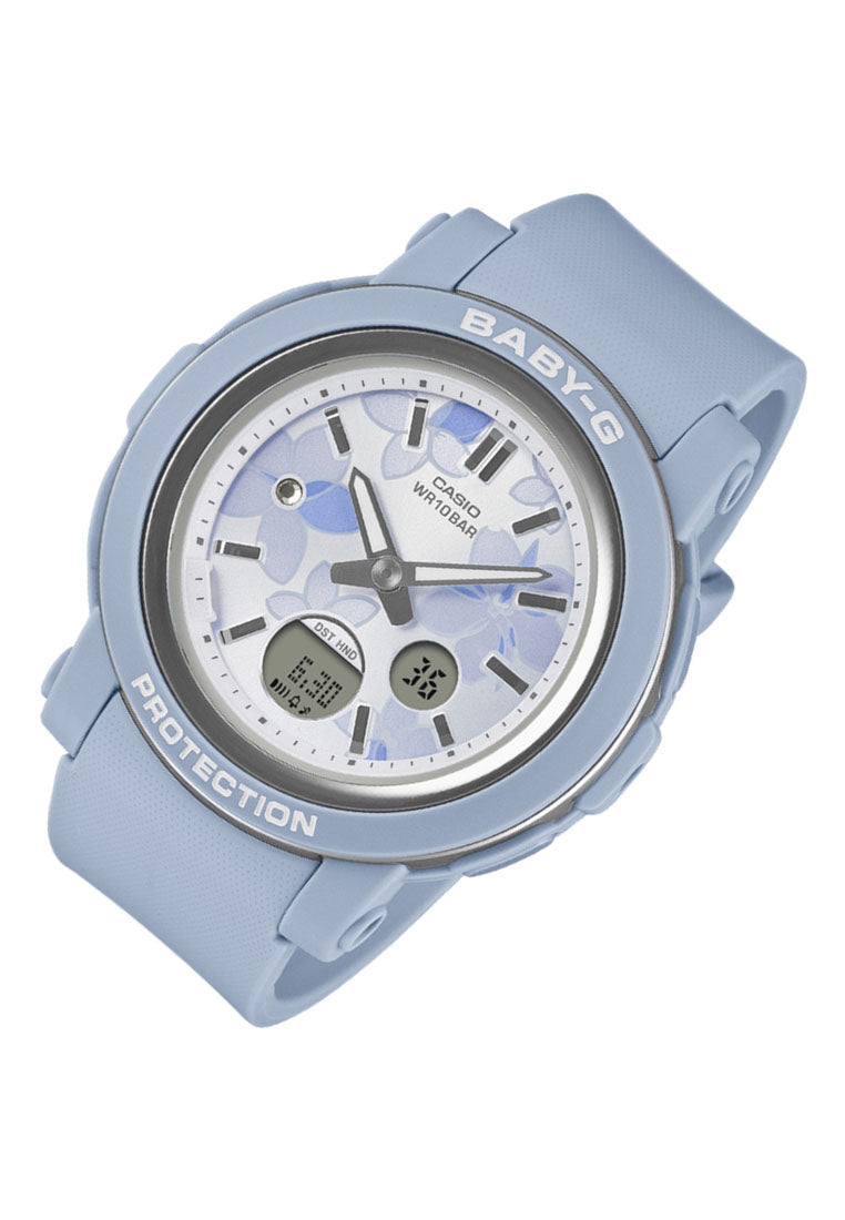 Casio Baby-g BGA-290FL-2ADR Digital Analog Rubber Strap Watch for Women-Watch Portal Philippines