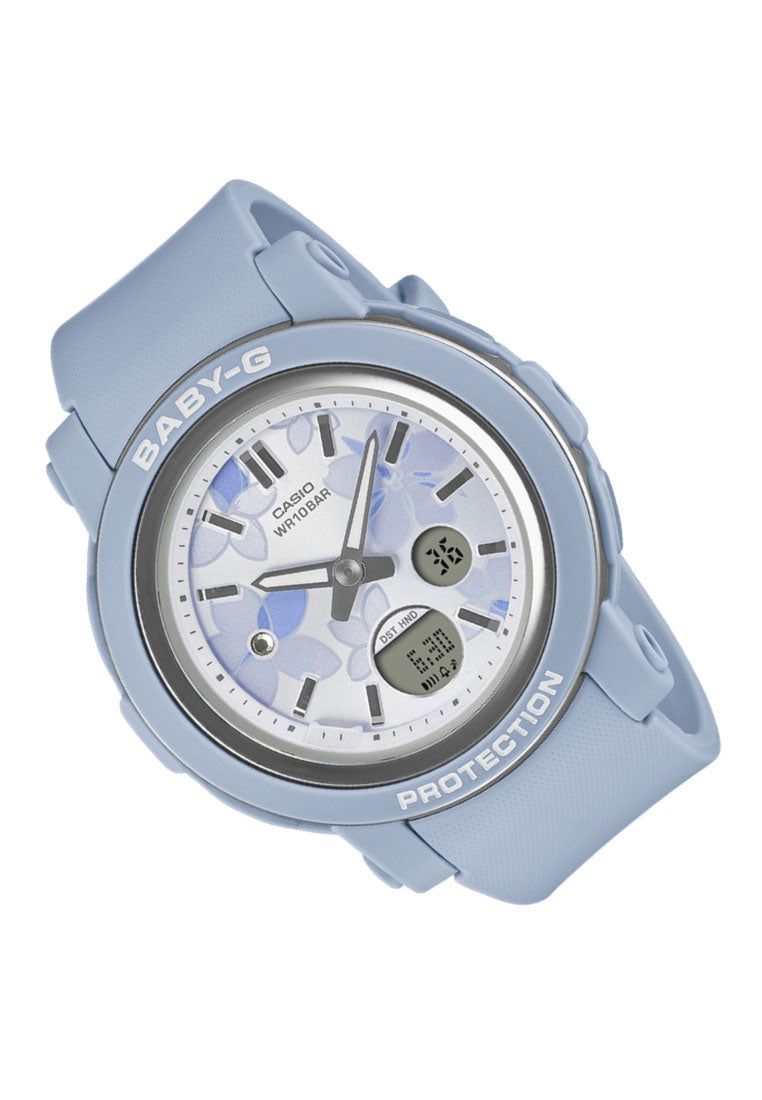 Casio Baby-g BGA-290FL-2ADR Digital Analog Rubber Strap Watch for Women-Watch Portal Philippines