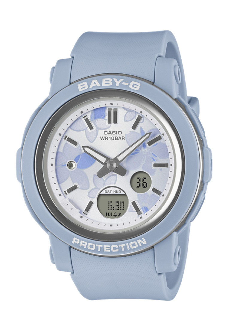 Casio Baby-g BGA-290FL-2ADR Digital Analog Rubber Strap Watch for Women-Watch Portal Philippines