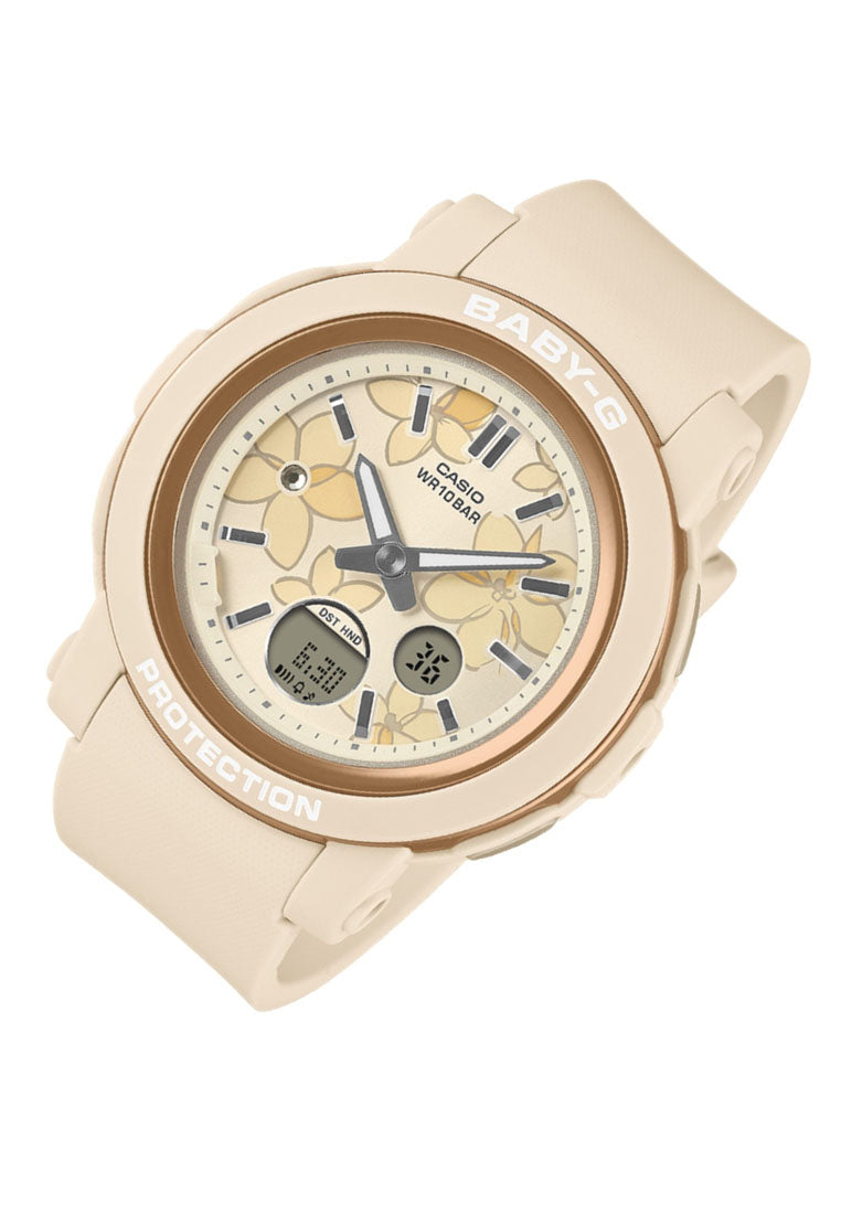 Casio Baby-g BGA-290FL-4ADR Digital Analog Rubber Strap Watch for Women-Watch Portal Philippines