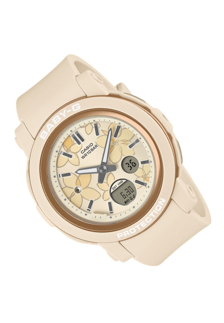 Casio Baby-g BGA-290FL-4ADR Digital Analog Rubber Strap Watch for Women-Watch Portal Philippines