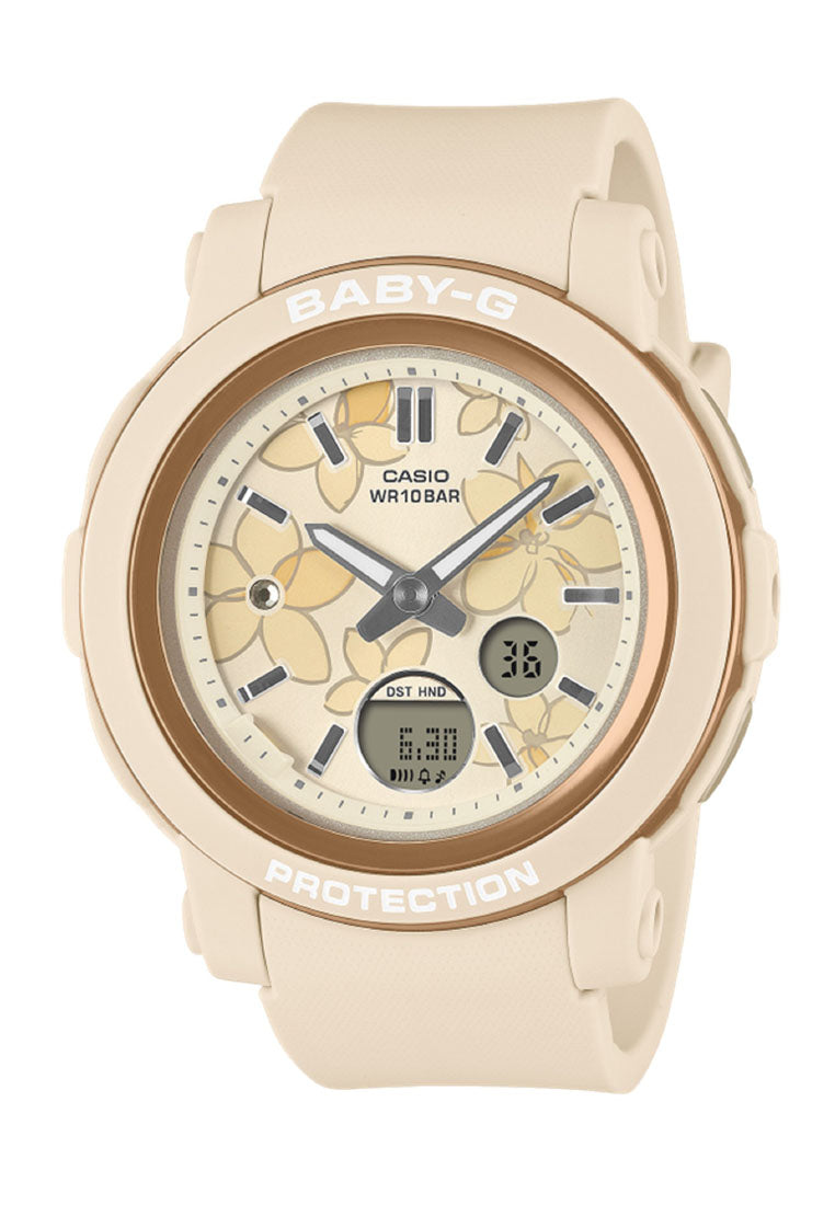 Casio Baby-g BGA-290FL-4ADR Digital Analog Rubber Strap Watch for Women-Watch Portal Philippines